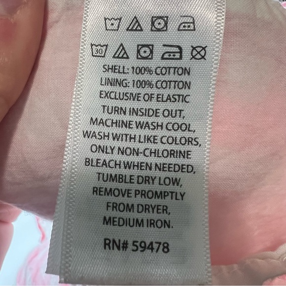 Cupcakes & Cashmere Pink Gingham Dress Bow Back Easter Spring Sleeveless - Picture 6 of 7